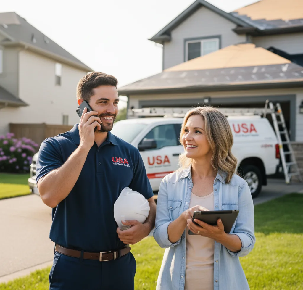 USA Roof Repair Experts customer support in Exeter